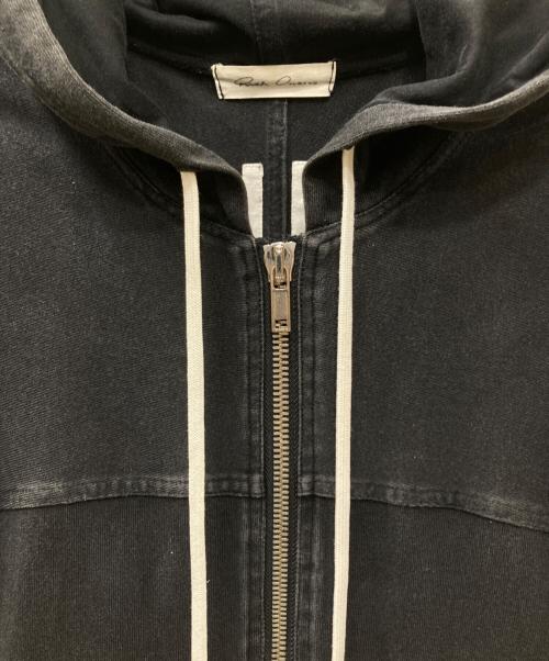 RICK OWENS（リックオウエンス）RICK OWENS (リックオウエンス) 18AW Wind breaker Zip Hoodie ジップパーカー ブラック サイズ:XLの古着・服飾アイテム