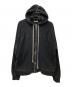 RICK OWENS（リックオウエンス）の古着「18AW Wind breaker Zip Hoodie ジップパーカー」｜ブラック