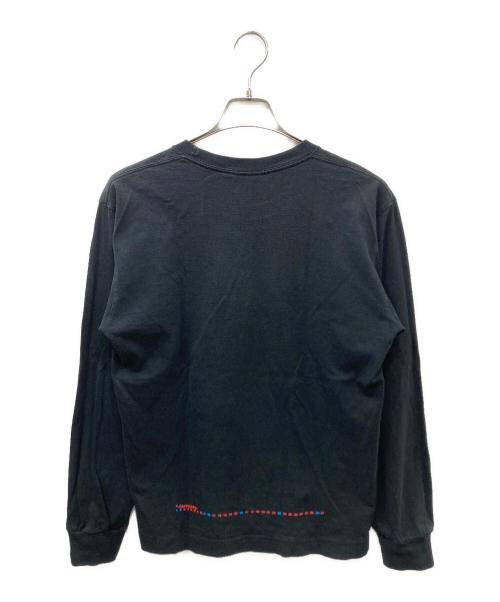 BAPE BY A BATHING APE（ベイプバイアベイシングエイプ）BAPE BY A BATHING APE (ベイプバイアベイシングエイプ) プリントカットソー ブラック サイズ:Mの古着・服飾アイテム