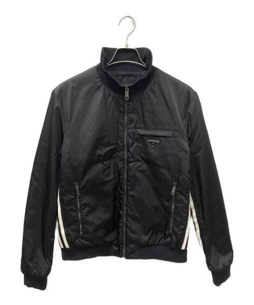 PRADA（プラダ）PRADA (プラダ) adidas (アディダス) 21AW Re Nylon ボンバーブルゾン ジャケット ブラック サイズ:50の古着・服飾アイテム