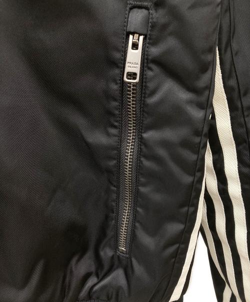PRADA（プラダ）PRADA (プラダ) adidas (アディダス) 21AW Re Nylon ボンバーブルゾン ジャケット ブラック サイズ:50の古着・服飾アイテム