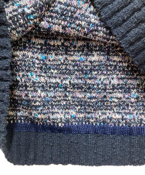 IROQUOIS（イロコイ）IROQUOIS (イロコイ) TUCK TWEED VS タックツイードベスト ネイビー×ホワイト サイズ:2の古着・服飾アイテム