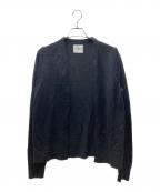 TAKAHIROMIYASHITA TheSoloIst.タカヒロミヤシタ ザソロイスト）の古着「17AW キャメルウールスリットスリーブカーディガン」｜ブラック