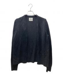 TAKAHIROMIYASHITA TheSoloIst.（タカヒロミヤシタ ザソロイスト）の古着「17AW キャメルウールスリットスリーブカーディガン」｜ブラック