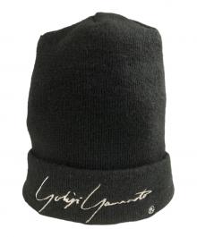 Yohji Yamamoto pour homme×New Era（ヨウジヤマモト プールオム×ニューエラ）の古着「ベーシック カフニット 80'シグネチャーロゴ ニット帽」｜ブラック