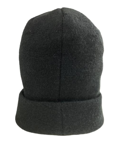 Yohji Yamamoto pour homme（ヨウジヤマモト プールオム）Yohji Yamamoto pour homme (ヨウジヤマモト プールオム) New Era (ニューエラ) ベーシック カフニット 80'シグネチャーロゴ ニット帽 ブラックの古着・服飾アイテム