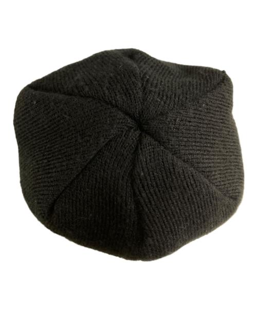 Yohji Yamamoto pour homme（ヨウジヤマモト プールオム）Yohji Yamamoto pour homme (ヨウジヤマモト プールオム) New Era (ニューエラ) ベーシック カフニット 80'シグネチャーロゴ ニット帽 ブラックの古着・服飾アイテム