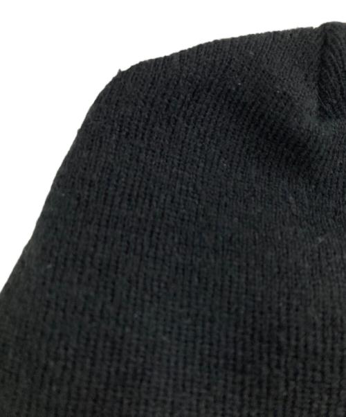 Yohji Yamamoto pour homme（ヨウジヤマモト プールオム）Yohji Yamamoto pour homme (ヨウジヤマモト プールオム) New Era (ニューエラ) ベーシック カフニット 80'シグネチャーロゴ ニット帽 ブラックの古着・服飾アイテム