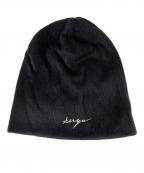 kiryuyrikキリュウキリュウ）の古着「Beaver Jersey CAP ニットキャップ」｜ブラック