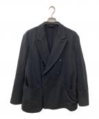 COMOLIコモリ）の古着「23AWリファインウール ダブルジャケット」｜チャコールグレー