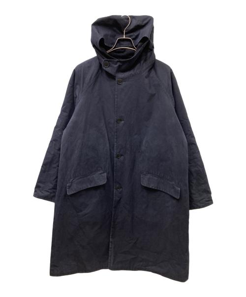 COMOLI（コモリ）COMOLI (コモリ) 22AW コットン ベンタイル フーデットコート ネイビー サイズ:3の古着・服飾アイテム