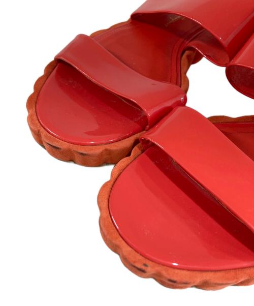 Salvatore Ferragamo（サルヴァトーレ フェラガモ）Salvatore Ferragamo (サルヴァトーレ フェラガモ) アンクルストラップサンダル オレンジ サイズ:SIZE 7cmの古着・服飾アイテム