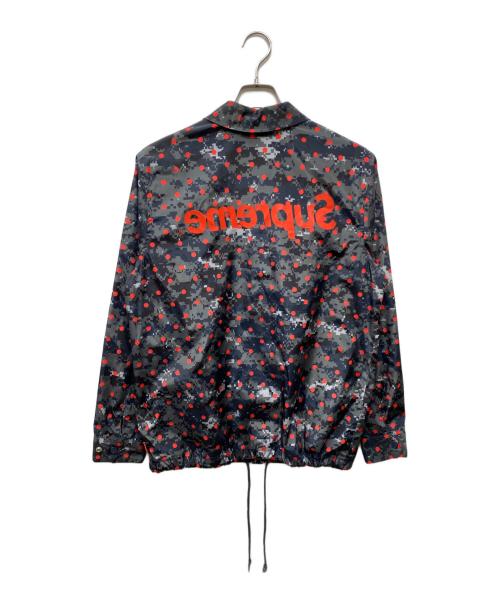 SUPREME（シュプリーム）Supreme (シュプリーム) COMME des GARCONS SHIRT (コムデギャルソンシャツ) 13SS Coaches Jacket コーチジャケット レッド×グレー サイズ:Lの古着・服飾アイテム