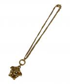 VERSACEヴェルサーチェ）の古着「メデューサネックレス」｜ゴールド