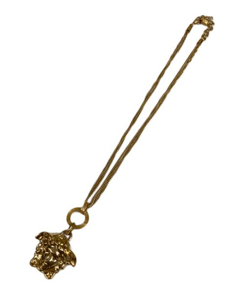 VERSACE（ヴェルサーチェ）VERSACE (ヴェルサーチェ) メデューサネックレス ゴールド サイズ:OneSizeの古着・服飾アイテム