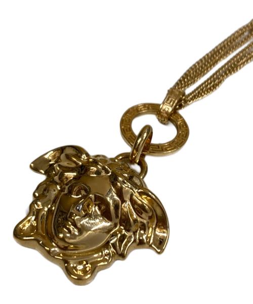 VERSACE（ヴェルサーチェ）VERSACE (ヴェルサーチェ) メデューサネックレス ゴールド サイズ:OneSizeの古着・服飾アイテム