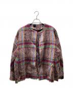 N.HOOLYWOODエヌ ハリウッド）の古着「24FW モヘアノーカラージャケット」｜マルチカラー