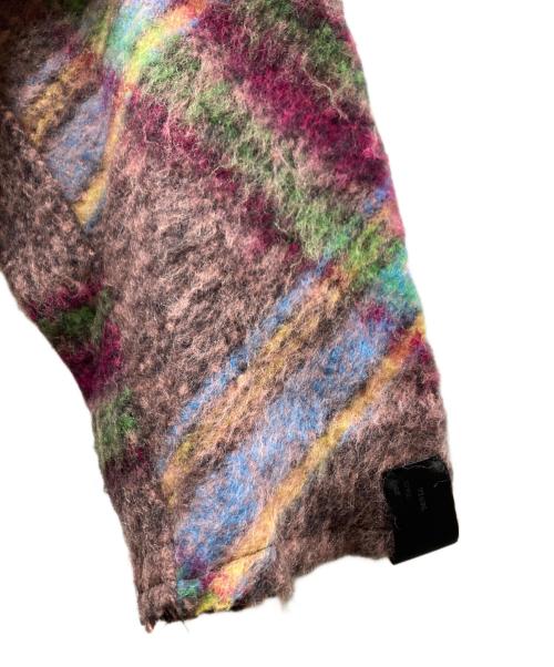 N.HOOLYWOOD（エヌ ハリウッド）N.HOOLYWOOD (エヌ ハリウッド) 24FW モヘアノーカラージャケット マルチカラー サイズ:36の古着・服飾アイテム