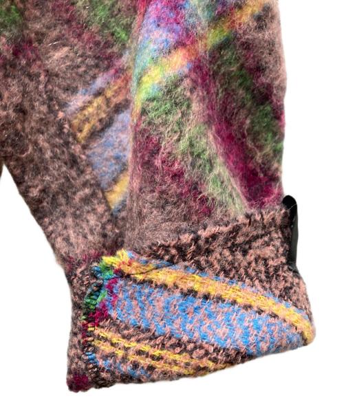 N.HOOLYWOOD（エヌ ハリウッド）N.HOOLYWOOD (エヌ ハリウッド) 24FW モヘアノーカラージャケット マルチカラー サイズ:36の古着・服飾アイテム