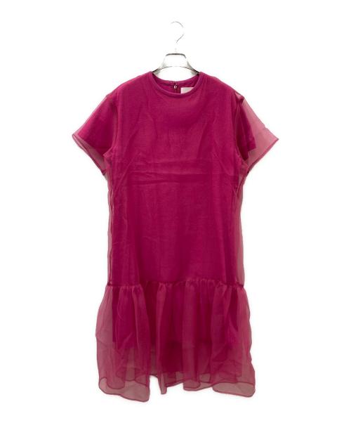 AKIRA NAKA（アキラナカ）AKIRA NAKA (アキラナカ) チュールワンピース ピンク サイズ:2の古着・服飾アイテム