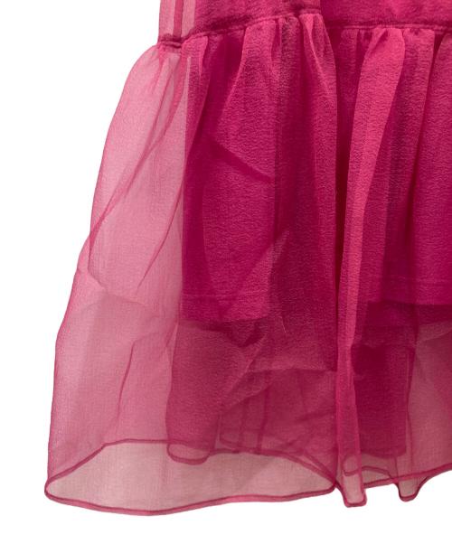 AKIRA NAKA（アキラナカ）AKIRA NAKA (アキラナカ) チュールワンピース ピンク サイズ:2の古着・服飾アイテム