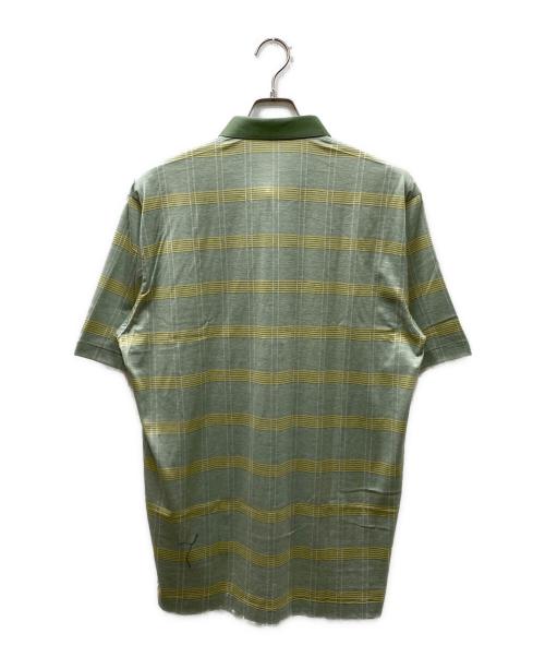 Burberry's（バーバリー）Burberry's (バーバリーズ) チェックポロシャツ グリーン サイズ:LLの古着・服飾アイテム