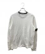 STONE ISLANDストーンアイランド）の古着「クルーネックニット」｜ホワイト