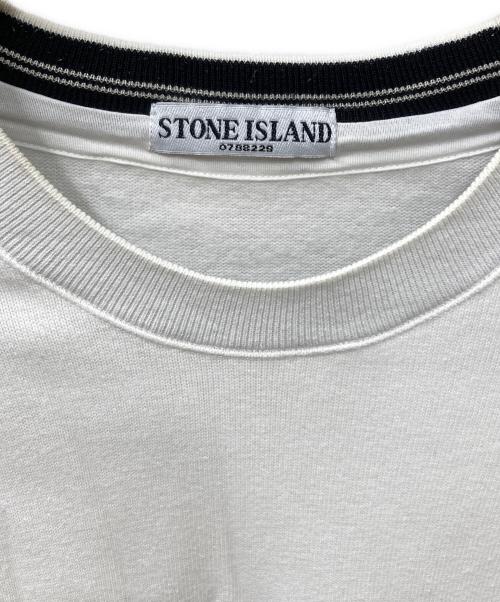 STONE ISLAND（ストーンアイランド）STONE ISLAND (ストーンアイランド) クルーネックニット ホワイト サイズ:XLの古着・服飾アイテム