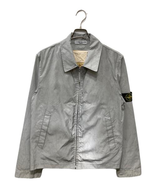 STONE ISLAND（ストーンアイランド）STONE ISLAND (ストーンアイランド) 2007 Reflective Harrington Jacket リフレクタージャケット シルバー サイズ:Lの古着・服飾アイテム