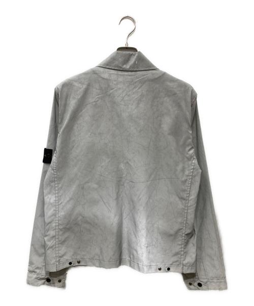 STONE ISLAND（ストーンアイランド）STONE ISLAND (ストーンアイランド) 2007 Reflective Harrington Jacket リフレクタージャケット シルバー サイズ:Lの古着・服飾アイテム