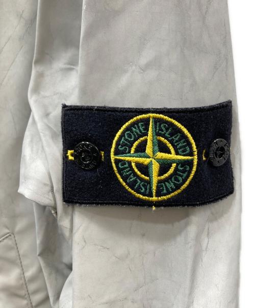 STONE ISLAND（ストーンアイランド）STONE ISLAND (ストーンアイランド) 2007 Reflective Harrington Jacket リフレクタージャケット シルバー サイズ:Lの古着・服飾アイテム