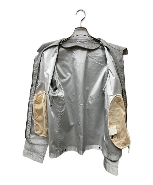 STONE ISLAND（ストーンアイランド）STONE ISLAND (ストーンアイランド) 2007 Reflective Harrington Jacket リフレクタージャケット シルバー サイズ:Lの古着・服飾アイテム
