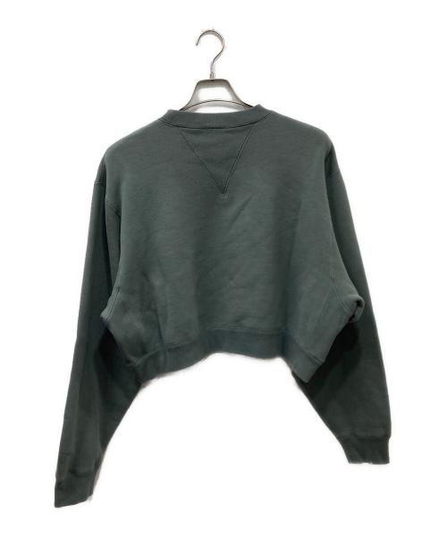 HYKE（ハイク）HYKE (ハイク) スウェット グリーン サイズ:Mの古着・服飾アイテム