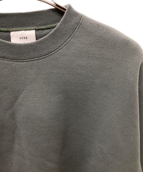 HYKE（ハイク）HYKE (ハイク) スウェット グリーン サイズ:Mの古着・服飾アイテム