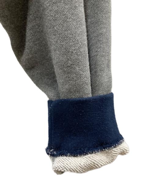 HYKE（ハイク）HYKE (ハイク) バイカラースウェット グレー×ネイビー サイズ:Mの古着・服飾アイテム