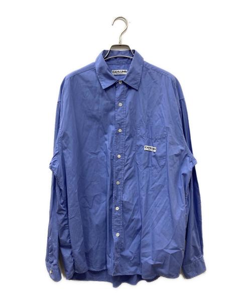 CAHLUMN（カウラム）CAHLUMN (カウラム) Magazine Pocket Broad Shirt ブルー サイズ:Mの古着・服飾アイテム
