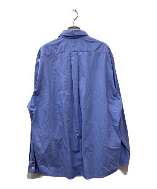 CAHLUMN（カウラム）CAHLUMN (カウラム) Magazine Pocket Broad Shirt ブルー サイズ:Mの古着・服飾アイテム