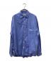 CAHLUMN（カウラム）の古着「Magazine Pocket Broad Shirt」｜ブルー