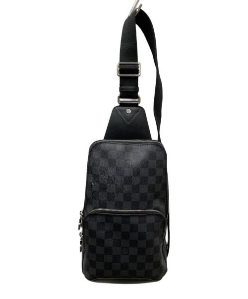 LOUIS VUITTON（ルイ ヴィトン）LOUIS VUITTON (ルイ ヴィトン) アヴェニュースリングバッグ ショルダーバッグ ブラック×グレーの古着・服飾アイテム