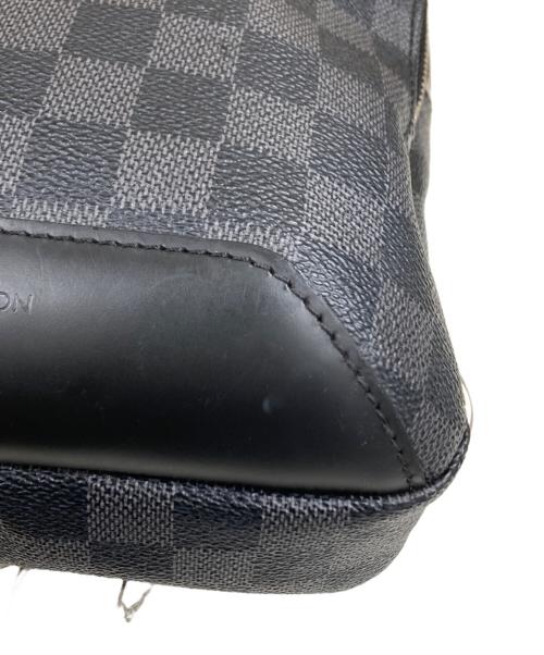 LOUIS VUITTON（ルイ ヴィトン）LOUIS VUITTON (ルイ ヴィトン) アヴェニュースリングバッグ ショルダーバッグ ブラック×グレーの古着・服飾アイテム