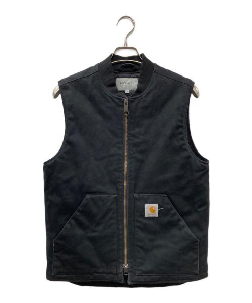Carhartt WIP（カーハート ワークインプログレス）CARHARTT WIP (カーハート ワークインプログレス) ダックベスト ブラック サイズ:Mの古着・服飾アイテム