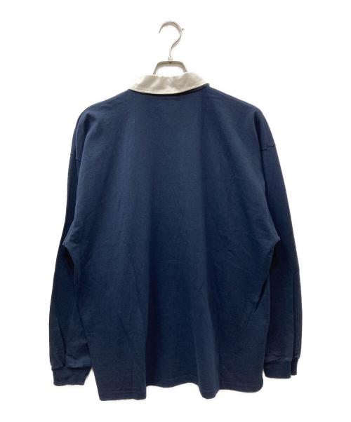 DESCENDANT（ディセンダント）DESCENDANT (ディセンダント) PUBA POLO LS  ポロシャツ ネイビー サイズ:SIZE 2の古着・服飾アイテム