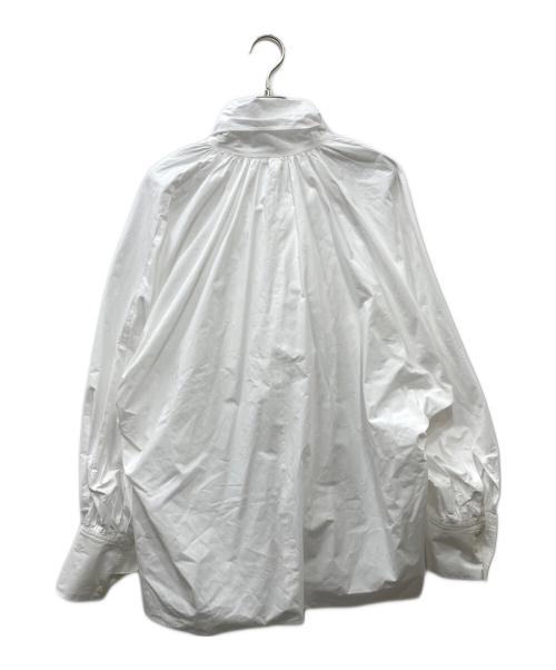 Whim Gazette（ウィムガゼット）Whim Gazette (ウィムガゼット) ボウタイドルマンブラウス ホワイト サイズ:FREEの古着・服飾アイテム