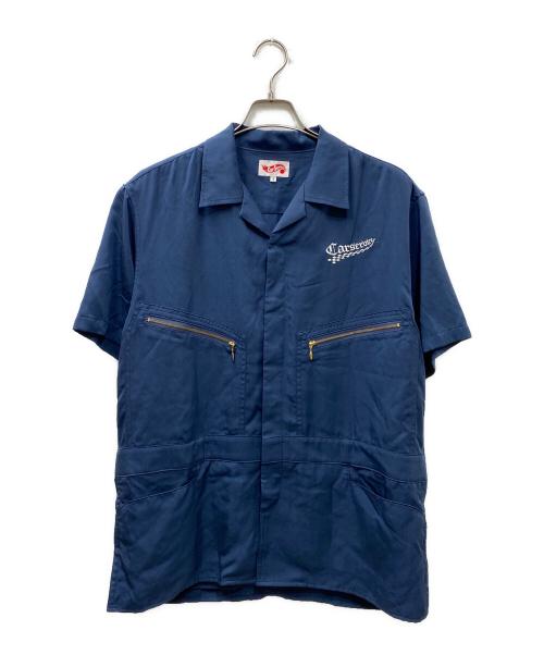 Car Service（カーサービス）Car Service (カーサービス) オープンカラーシャツ ネイビー サイズ:1の古着・服飾アイテム
