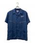 Car Service（カーサービス）の古着「オープンカラーシャツ」｜ネイビー