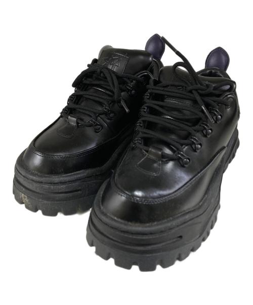 Eytys（エイティーズ）Eytys (エイティーズ) レースアップレザーダットスニーカー ブラック サイズ:SIZE 38の古着・服飾アイテム