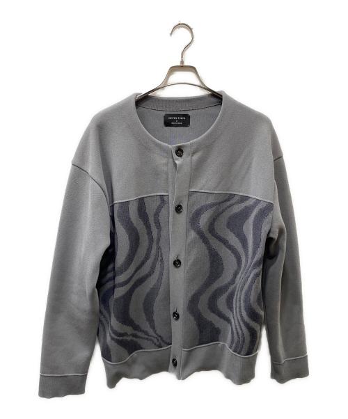 UNTED TOKYO（ユナイテッドトーキョー）UNTED TOKYO (ユナイテッドトーキョー) 総柄クルーネックカーディガン グレー サイズ:2の古着・服飾アイテム