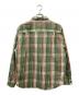 stussy (ステューシー) DAN WASHED COTTON PLAID SHIRT グリーン×オレンジ サイズ:SIZE M：20000円