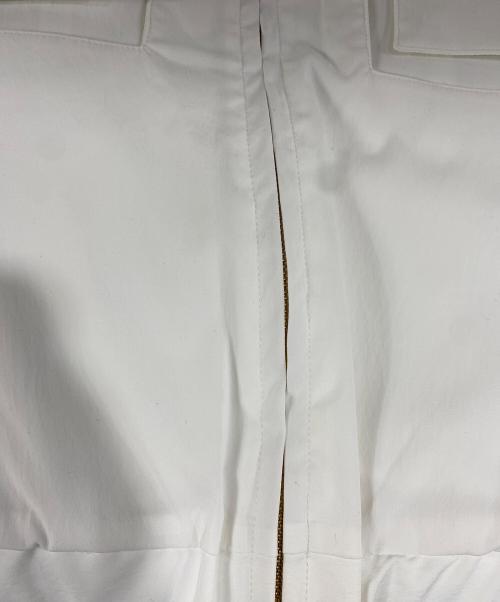 RANDY（ランディー）Randy (ランディー) 24SSLameモックネックブルゾン ホワイト サイズ:SIZE 2の古着・服飾アイテム