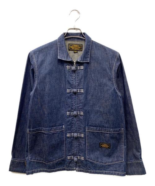 NEIGHBORHOOD（ネイバーフッド）NEIGHBORHOOD (ネイバーフッド) デニムチャイナジャケット インディゴ サイズ:SIZE Sの古着・服飾アイテム